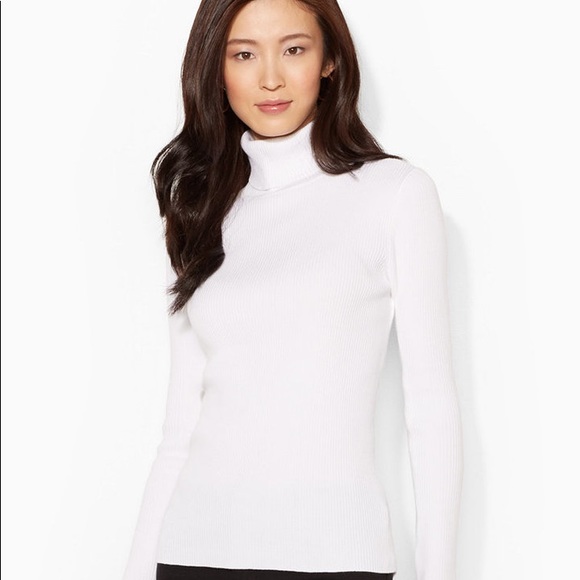 Ralph Lauren Turtleneck Sweater White 